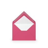 Paperado-5er Pack Briefumschläge DIN C7 m. Sf., Fuchsia - Rössler - 1103007154