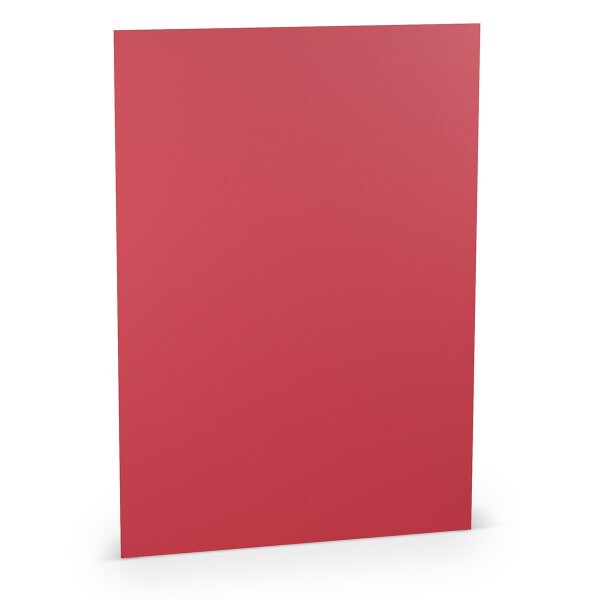 Paperado-5er Pack Blätter DIN A4 220, Rot - Rössler - 1103012036