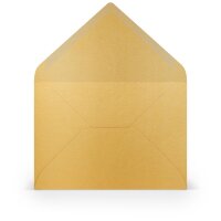 Paperado-5er Pack Briefumschläge Ft.B6 , Gold - Rössler - 1103020075