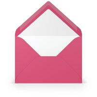 Paperado-5er Pack Briefumschläge Ft.B6 m. Sf., Fuchsia - Rössler - 1103020154