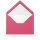 Paperado-5er Pack Briefumschläge Ft.B6 m. Sf., Fuchsia - Rössler - 1103020154