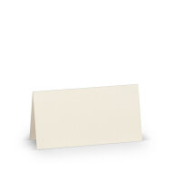 Paperado-5er Pack Tischkarten 100x100, Ivory -...
