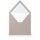 Paperado-5er Pack Briefumschläge 164x164 m. Sf., Taupe - Rössler - 1103040049