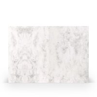 Paperado-5er Pack Karten DIN A6 hd-pl, Grau Marmora -...