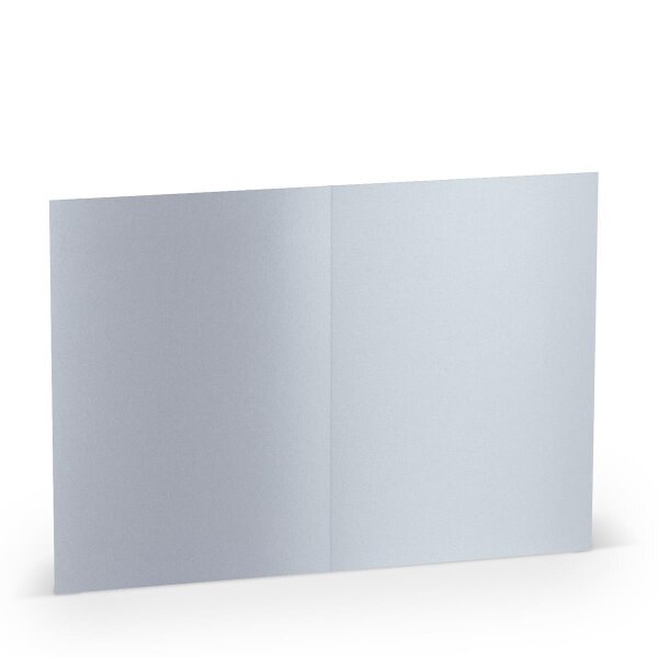 Paperado-5er Pack Karten DIN A6 hd-pl, marb. white - Rössler - 1103070302
