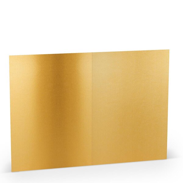 Paperado-5er Pack Karten DIN A5 hd-pl, Gold - Rössler - 1103071075