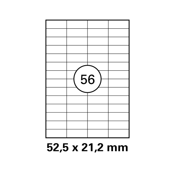 LCI Etiketten 52,5 x 21,2 mm