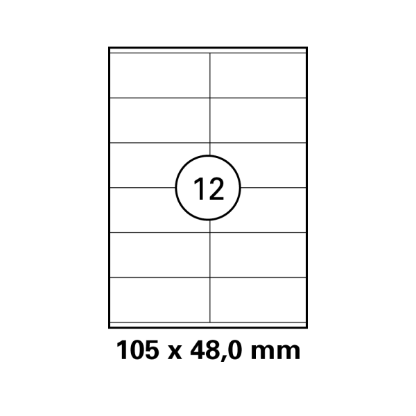 LCI Etiketten 105 x 48 mm