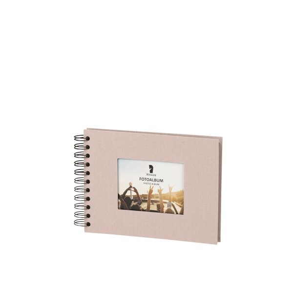 Fotoalbum Wire-O, Passepartout, Powder, 40/195 x145 mm - Rössler - 13293200582
