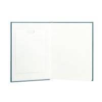 Foto-Notizbuch, Denim, A5, 192  Seiten in Offwhite, dotted grid - Rössler - 18863200151