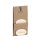 Geschenklabel Einladung 6x cotton white /HF gold - Rössler - 140610500001
