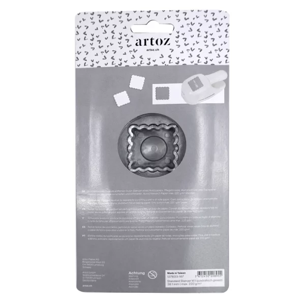 Stanzer M: quadratisch gewellt - Artoz - 137603-167