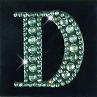 Strass Monogramm D - Artoz - 137602-04