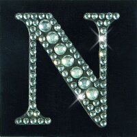 Strass Monogramm N - Artoz - 137602-14