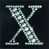 Strass Monogramm X - Artoz - 137602-24