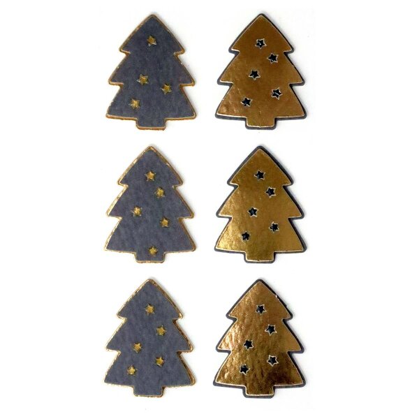 3D Artwork - Sticker Tannenbaum dblau - Artoz - 185500-322