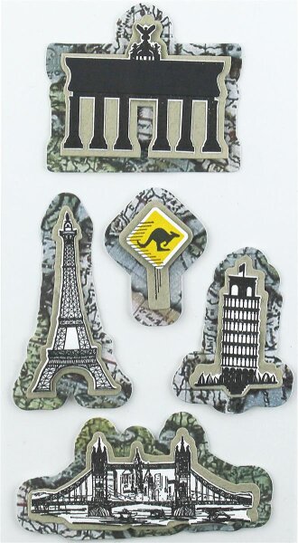 3D Artwork - Sticker  Sehenswürdigkeiten - Artoz - 185590-157