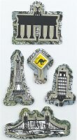 3D Artwork - Sticker  Sehenswürdigkeiten - Artoz -...
