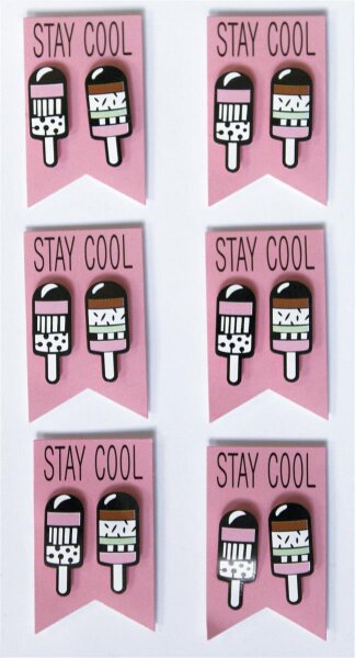 3D Artwork - Sticker Stay cool Eis - Artoz - 185590-171