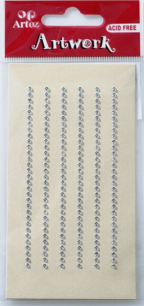 Sticker  Kristall 2mm klar - Artoz - 185620-03