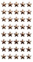 Sticker Strass Stern kupfer - Artoz - 185620-158