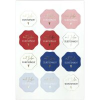 Sticker mit Liebe selbstgemacht Japandi - Artoz - 185680-39